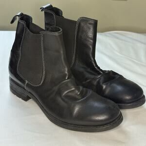 Taos Boots Womens US11 Twinni Ankle Chelsea Casual Comfort Black Leather Pull On